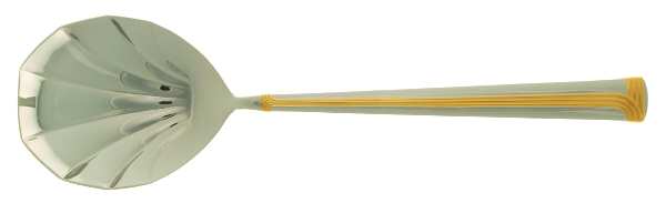 Superieur (Stainless-Gold Accent) Solid Serving Spoon