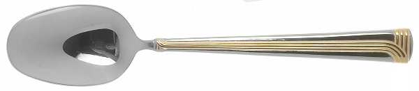 Superieur (Stainless-Gold Accent) Place/Oval Soup Spoon