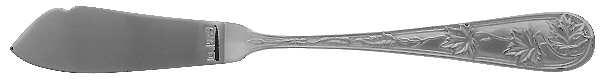 Tuileries-Leaf Garden (Stainless) Flat Handle Master Butter Knife
