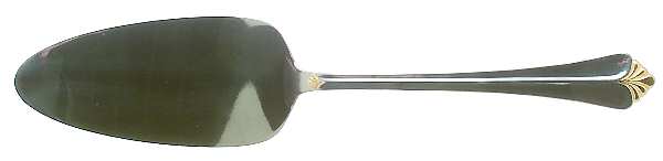 Whitney-Gold (Stainless, Gold Acct) All Stainless Pie Server by Retroneu
