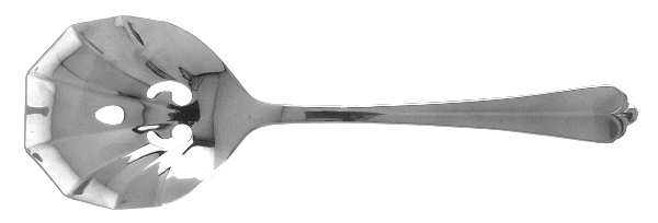 Wyndham (Stainless) Pierced Solid Serving Spoon