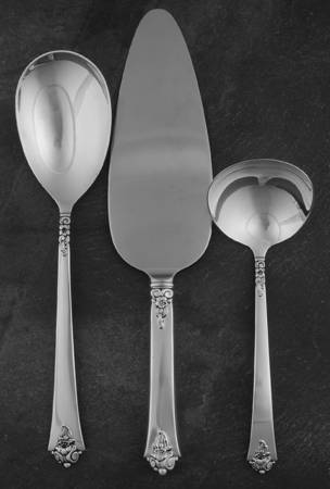 Castle Rose (Sterling, 1942) 3 Piece Completer Set