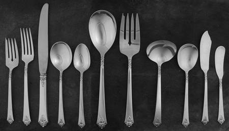 Castle Rose (Sterling, 1942) 53 Piece Set