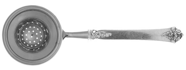 Castle Rose (Sterling, 1942) Tea Strainer Overcup Serving-Stainless Bowl HC