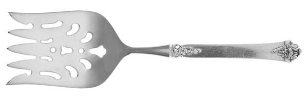 Castle Rose (Sterling, 1942) Fish Serving Fork with Stainless Tines HC