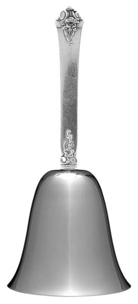 Castle Rose (Sterling, 1942) Bell Large with Stainless Bowl HC