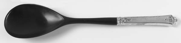 Castle Rose (Sterling, 1942) Salad Serving Spoon with Plastic Bowl