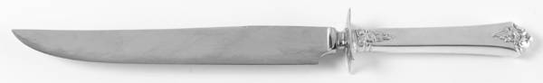 Castle Rose (Sterling, 1942) Small Carving Knife W/Sterling Guard