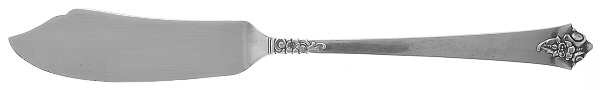 Castle Rose (Sterling, 1942) Flat Handle Master Butter Knife