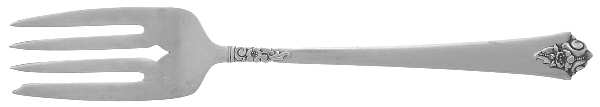 Castle Rose (Sterling, 1942) Individual Salad Fork