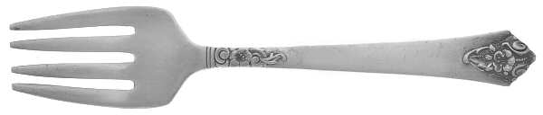 Castle Rose (Sterling, 1942) Baby Fork