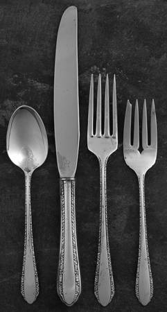 Wild Flower (Sterling, 1942) 4 Piece Place Size Setting