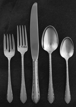 Wild Flower (Sterling, 1942) 40 Piece Estate Set