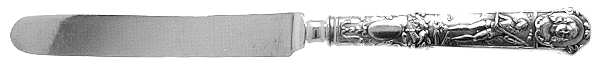 Richelieu (Silverplate, 1880) Breakfast Knife with Silverplate Blade