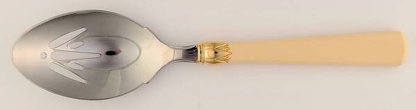 Monet-Ivory (Stainless) Pierced Tablespoon (Serving Spoon)