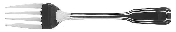 Deco (Silverplate) Individual Salad Fork