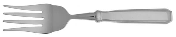Art Deco (Stainless) Cold Meat Fork Large, Stainless Tines HC