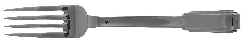 Art Deco (Stainless) Solid Serving Fork by Ricci (Argentieri)