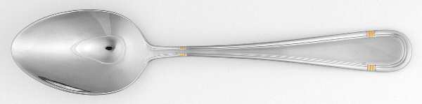 RBL10 (STAINLESS, GOLD ACCT) Tablespoon (Serving Spoon)