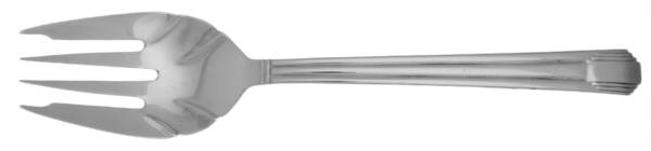 Ile De France (Silverplate) Medium Solid Cold Meat Serving Fork