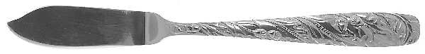 Oakleaf (Stainless) Flat Handle Master Butter Knife