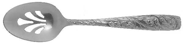 Oakleaf (Stainless) Pierced Tablespoon (Serving Spoon)