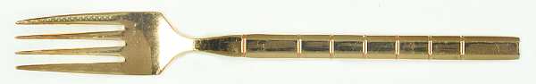 Golden Linear (Gold Electroplate) Fork