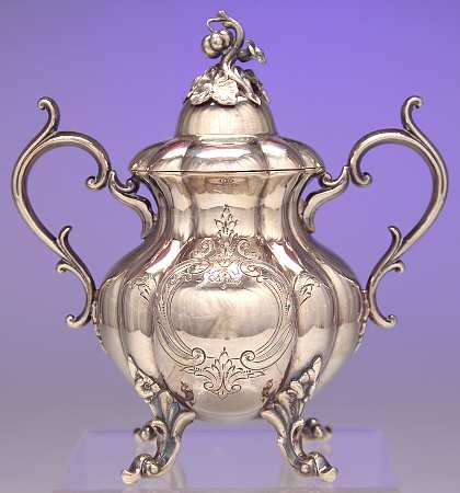 The Winthrop (Silverplate, Hollowware) Sugar Bowl & Lid