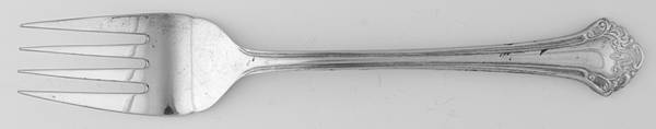 Medium Solid Cold Meat Serving Fork