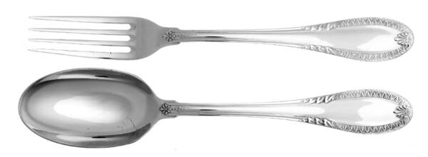 Impero (Stainless) Solid Serving Set by Ricci (Argentieri)