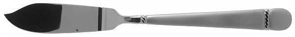 Brighton-Matte (Stainless) Flat Handle Master Butter Knife