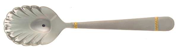 Brighton Gold-Matte (Stainless) Sugar Shell Spoon