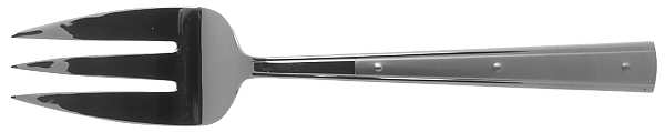 Trio-Matte Medium Solid Cold Meat Serving Fork