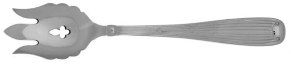 Fluted Scroll Vegetable Serving Fork Solid  HC