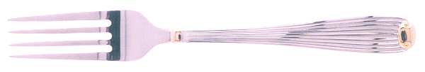 Golden Fluted Scroll (Stainless) Fork