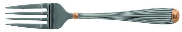 Golden Fluted Scroll (Stainless) Individual Salad Fork
