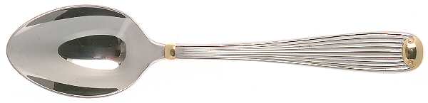 Golden Fluted Scroll (Stainless) Teaspoon
