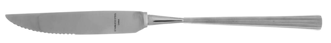Linear (Stainless) Steak Knife Individual Hollow, Serrate HC