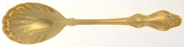 Gold Colonial French Sugar Shell Spoon