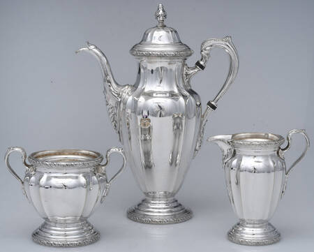 De Champlain (Silverplate, Hollowware) 3 Piece Demi Set (CPD1,SUOM1,CRM1)