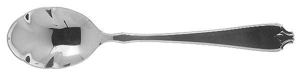 Fleur De Lis (Stainless) Sugar Shell Spoon
