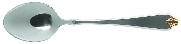 Gold Fleur De Lis (Stainless, Gold Acct) Teaspoon