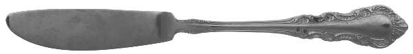Floral Tiara Flat Handle Master Butter Knife