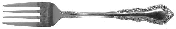 Floral Tiara Individual Salad Fork