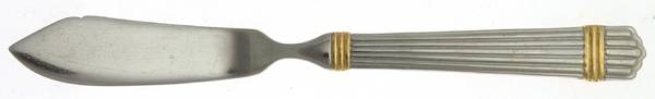 Gold Espirit (Stainless, Gold Acct) Flat Handle Master Butter Knife