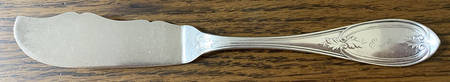 Olive (Silverplate, 1900) Flat Handle Master Butter Knife