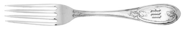 Olive (Silverplate, 1900) Monogram Fork