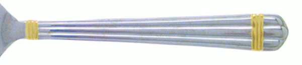 Gold Louvre (Stainless, Gold Acct) Individual Salad Fork