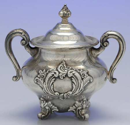 Regent Shield (Silverplate, Hollowware) Sugar Bowl & Lid