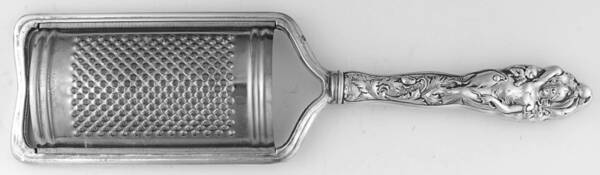 Love Disarmed (Sterling, Newer) Cheese Grater with Hollow Handle, Stainless Grater